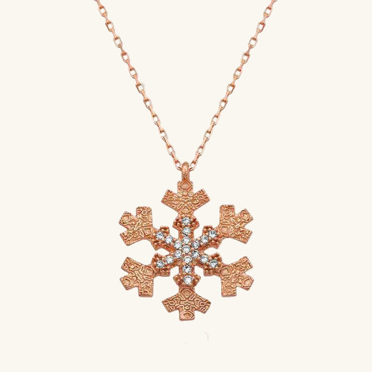 Snowflake Women's Silver Necklace
