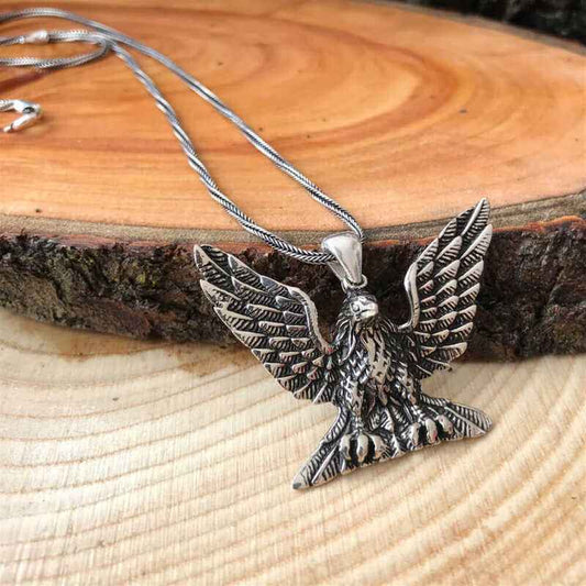 Eagle Men's Silver Pendant