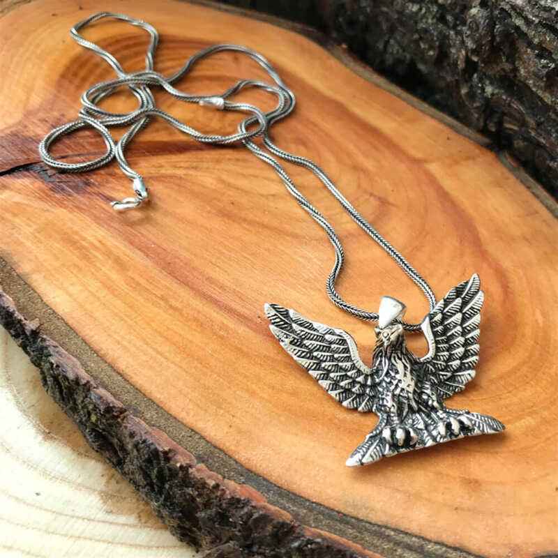 Eagle Men's Silver Pendant