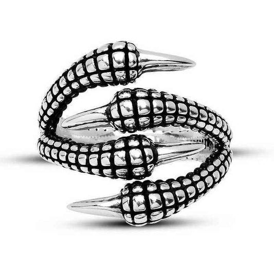 Eagle Claw Men's Silver Ring
