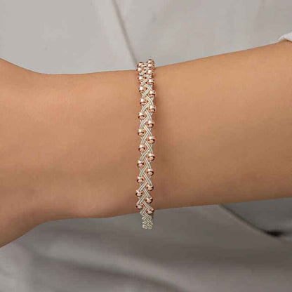 Kazaziye Knit Silver Bracelet