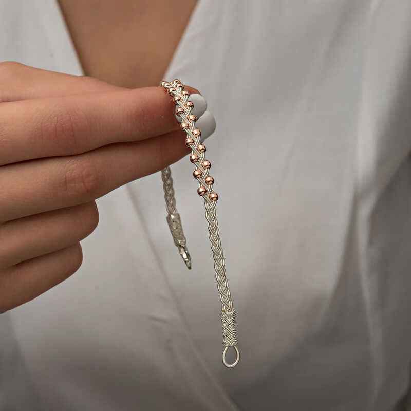 Kazaziye Knit Silver Bracelet