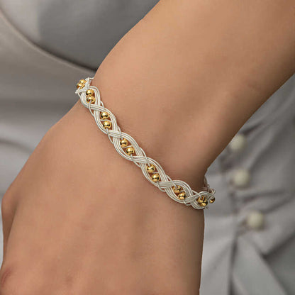 Bracelet en argent tricoté Kazaz Wire Art