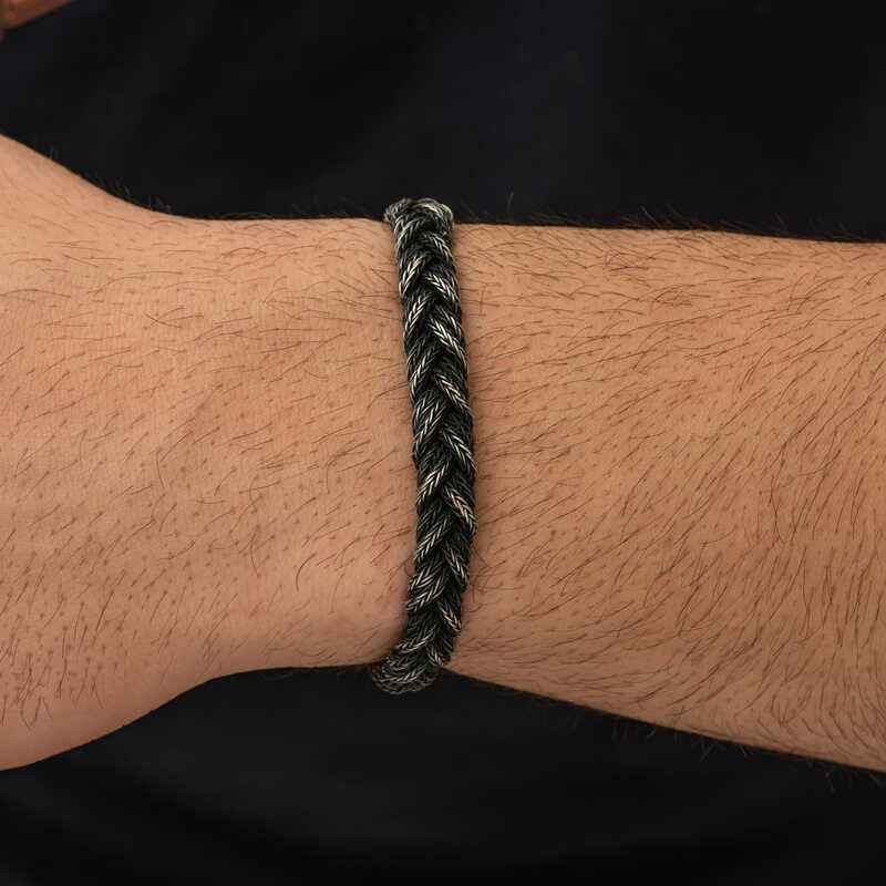 Kazaziye Knit Silver Bracelet