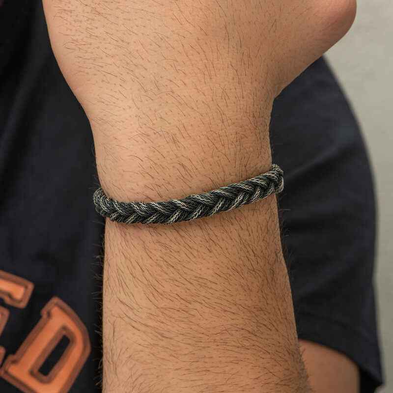 Kazaziye Knit Silver Bracelet