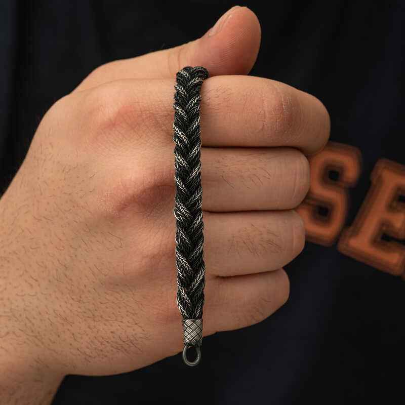 Kazaziye Knit Silver Bracelet
