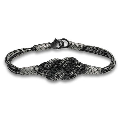 Bracelet en argent tricoté Kazaz Wire Art