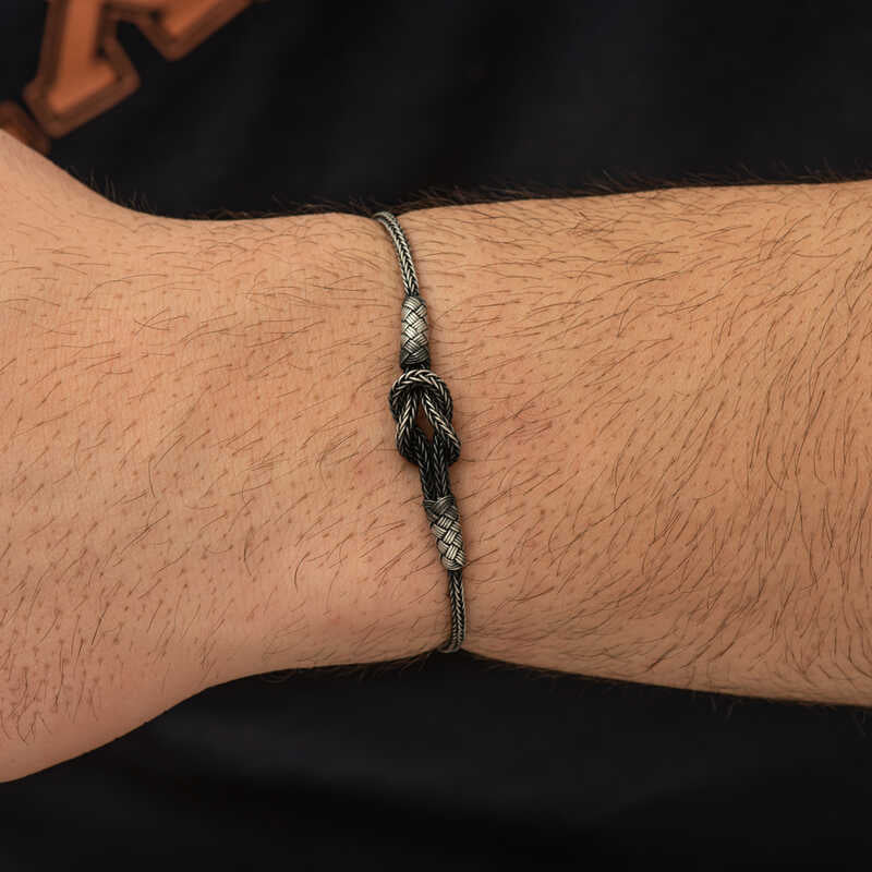 Bracelet en argent Knot Kazaz Wire Art