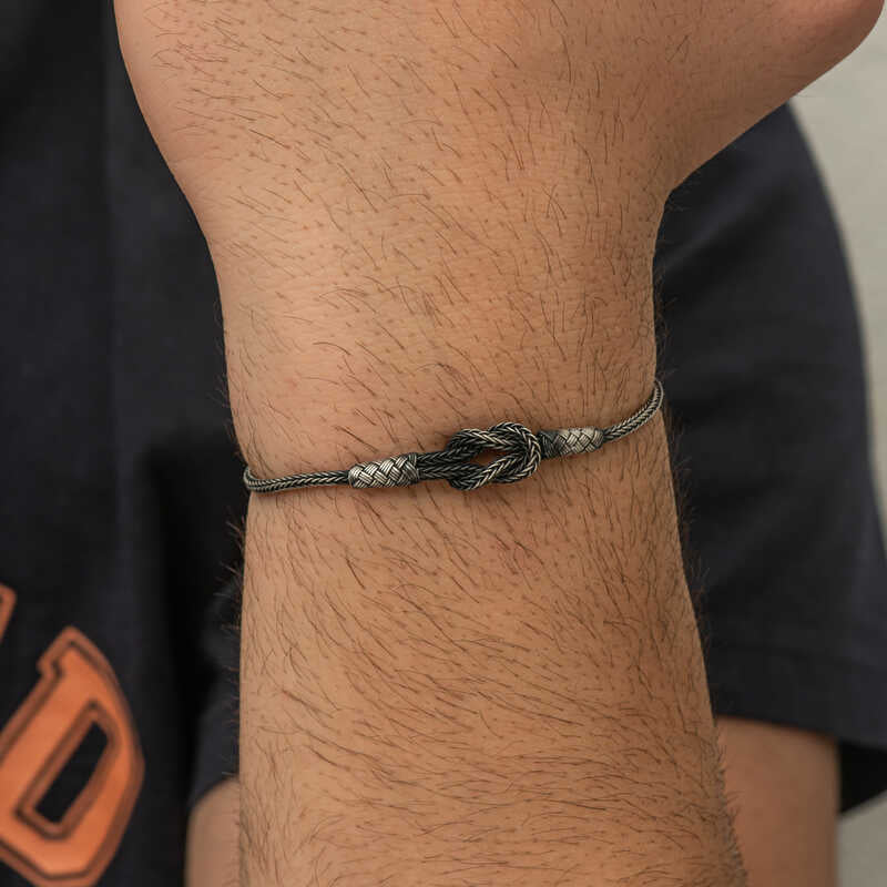 Bracelet en argent Knot Kazaz Wire Art