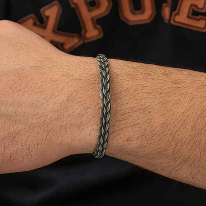 Kazaziye Knit Silver Bracelet