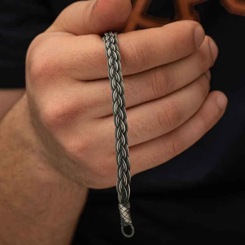 Kazaziye Knit Silver Bracelet