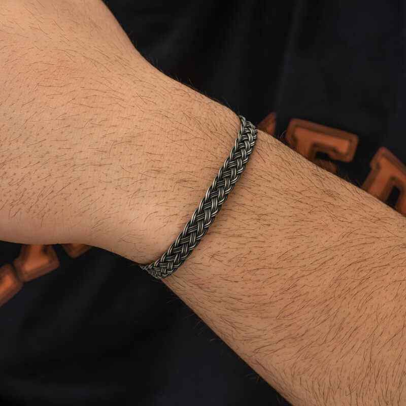 Kazaziye Knit Silver Bracelet