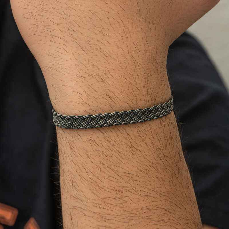 Kazaziye Knit Silver Bracelet