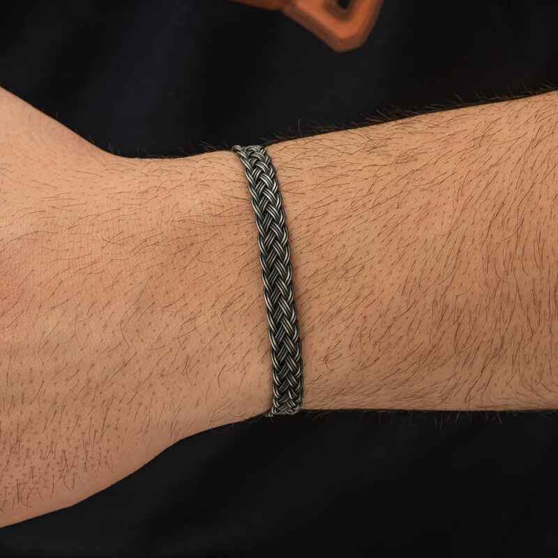 Kazaziye Knit Silver Bracelet