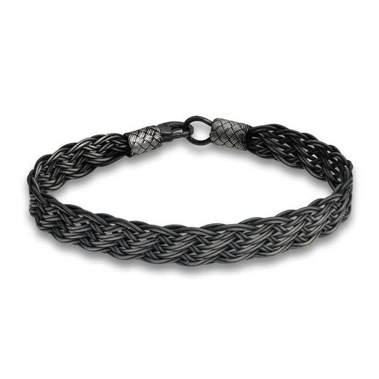 Bracelet en argent tricoté Kazaz Wire Art