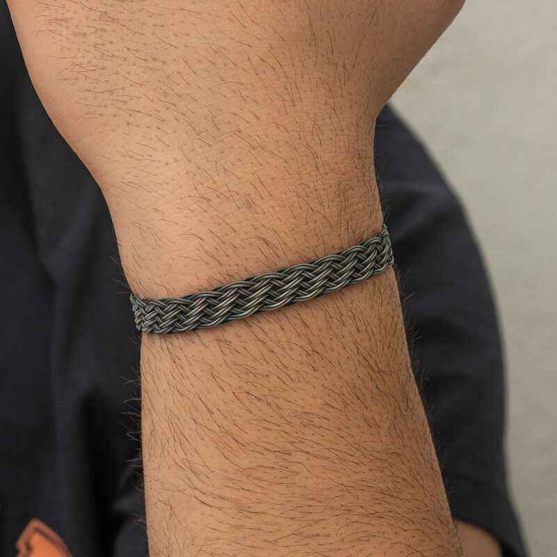 Kazaziye Knit Silver Bracelet