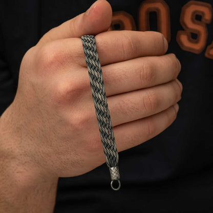 Bracelet en argent tricoté Kazaz Wire Art