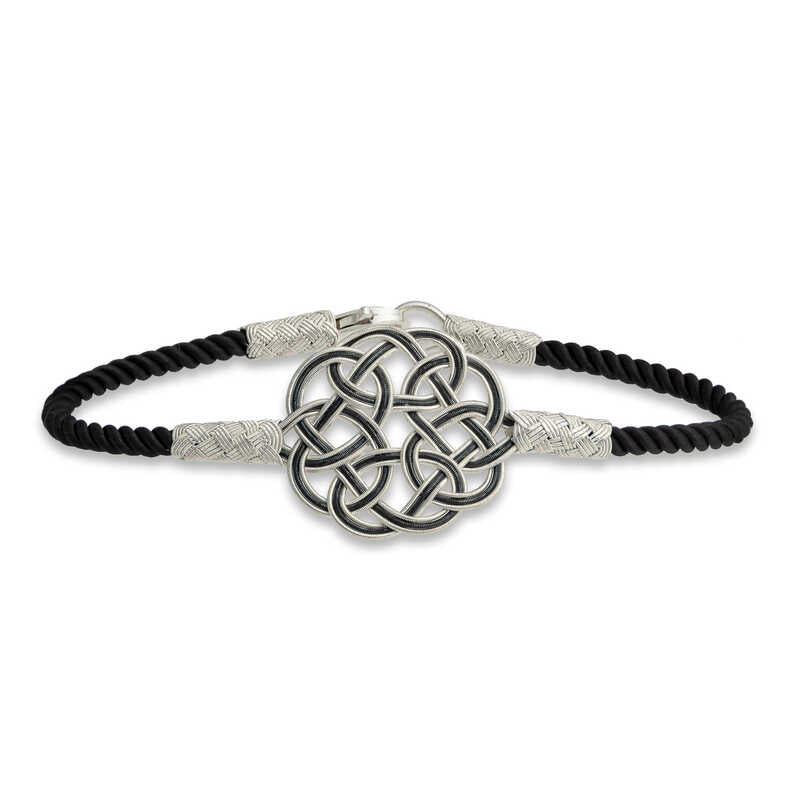 Bracelet en argent tricoté Kazaz Wire Art