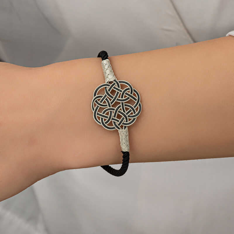 Bracelet en argent tricoté Kazaz Wire Art