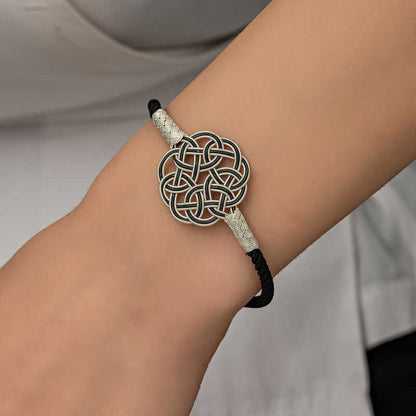 Bracelet en argent tricoté Kazaz Wire Art