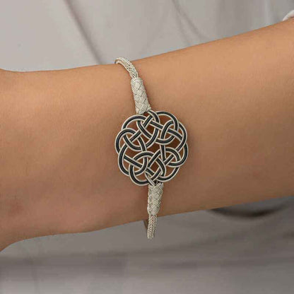 Kazaziye Knit Silver Bracelet