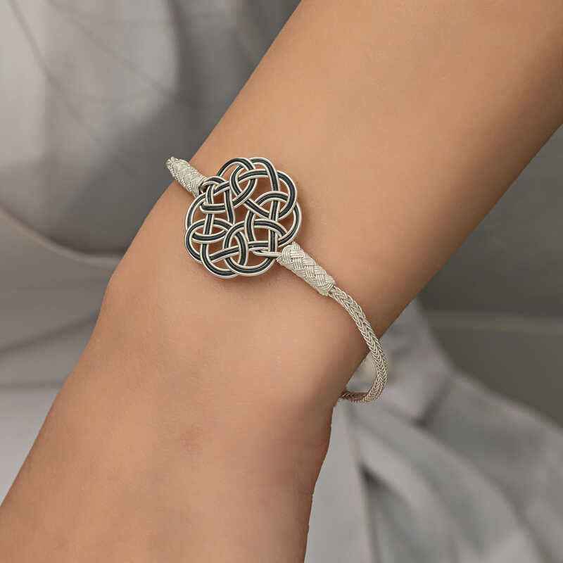 Kazaziye Knit Silver Bracelet
