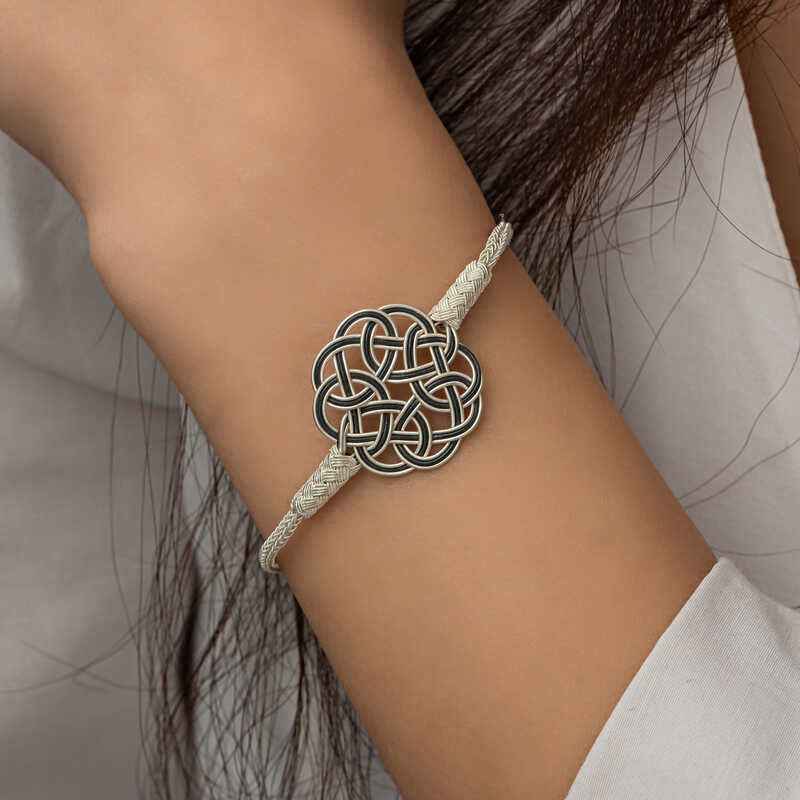 Kazaziye Knit Silver Bracelet