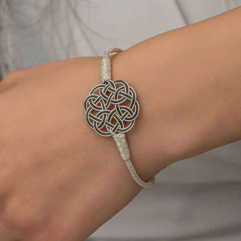 Kazaziye Knit Silver Bracelet