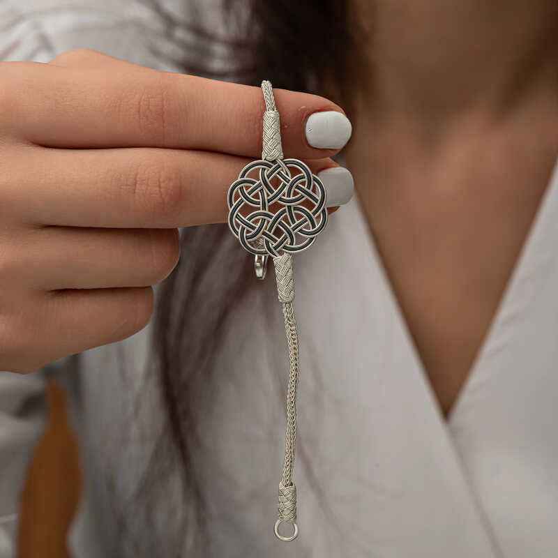Kazaziye Knit Silver Bracelet