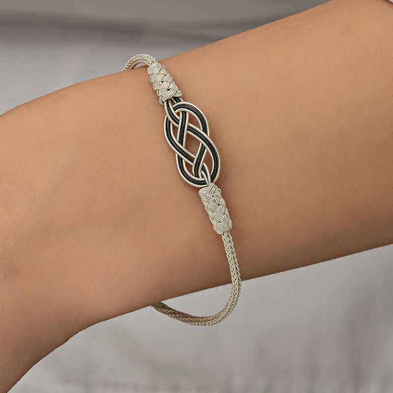 Kazaziye Knit Silver Bracelet
