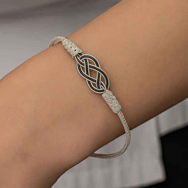 Kazaziye Knit Silver Bracelet