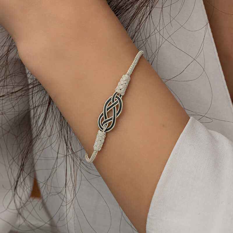 Kazaziye Knit Silver Bracelet
