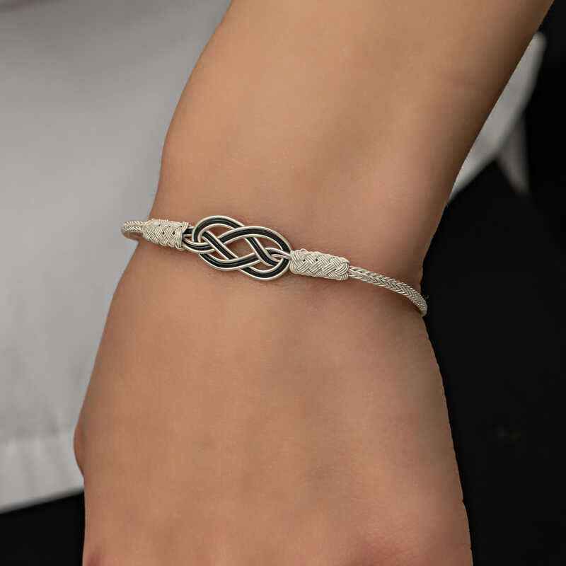Kazaziye Knit Silver Bracelet