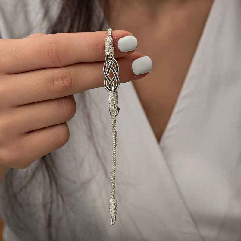 Kazaziye Knit Silver Bracelet
