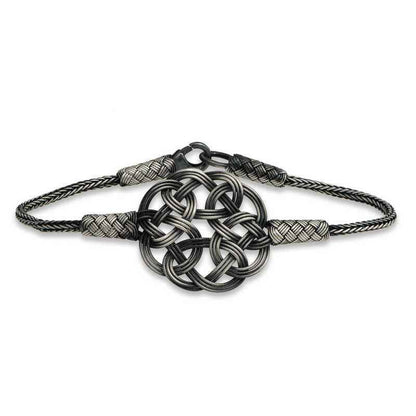 Kazaziye Knit Women's Silver Bracelet