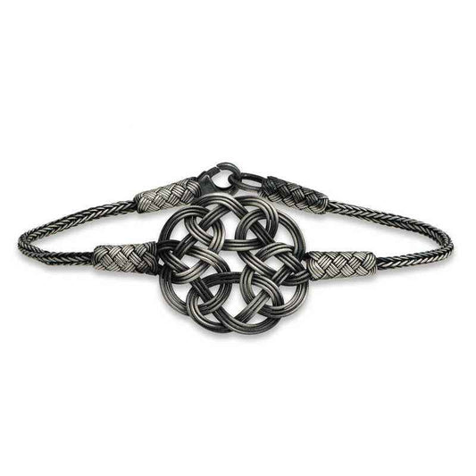 Kazaziye Knit Women's Silver Bracelet