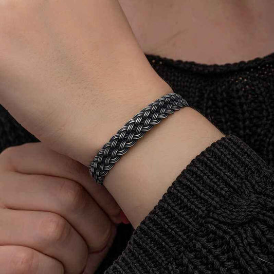 Kazaziye Knit Silver Bracelet