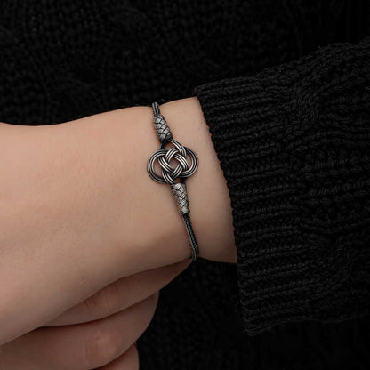 Bracelet en argent tricoté Kazaz Wire Art