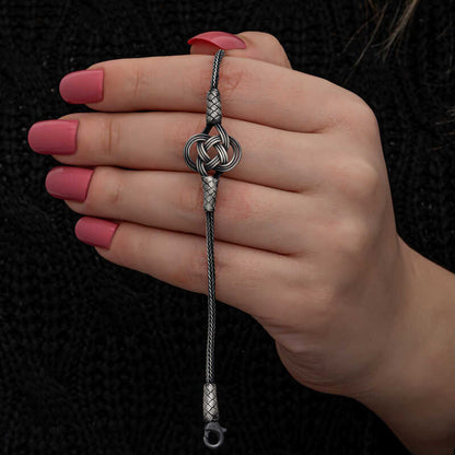 Bracelet en argent tricoté Kazaz Wire Art