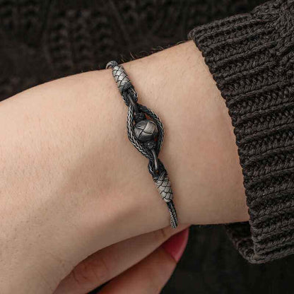Silver Kazaziye Knit Bracelet