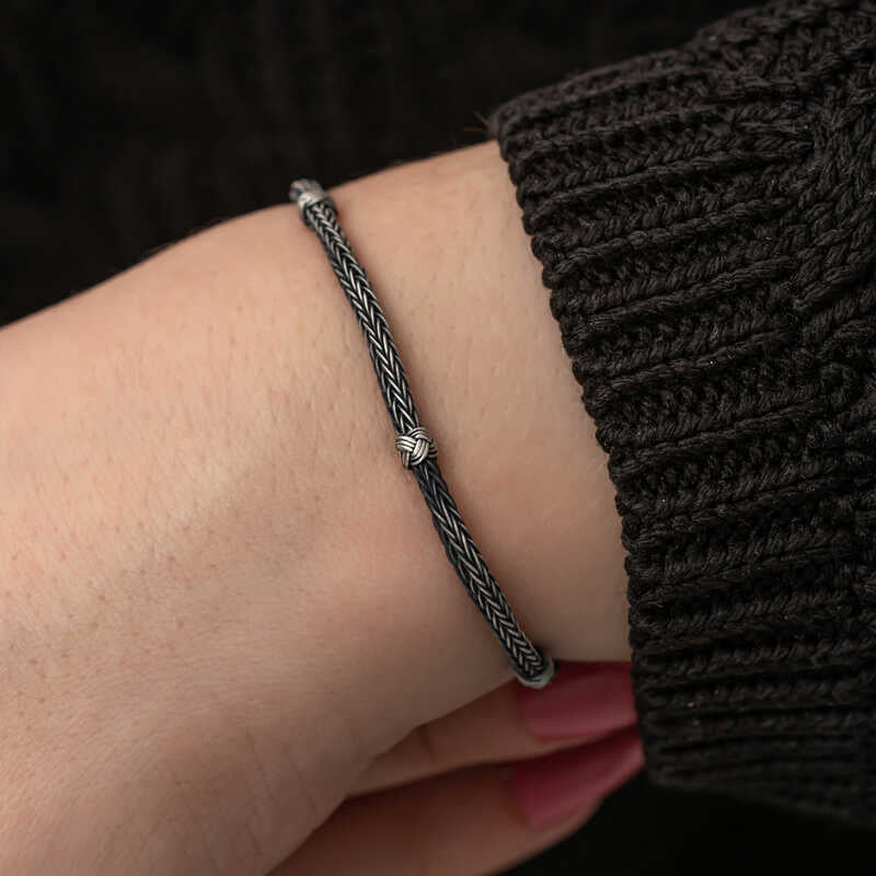 Bracelet Kazaz Wire Art Knit Silver