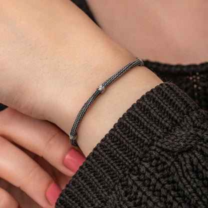 Bracelet Kazaz Wire Art Knit Silver