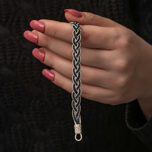 Bracelet en argent tricoté Kazaz Wire Art