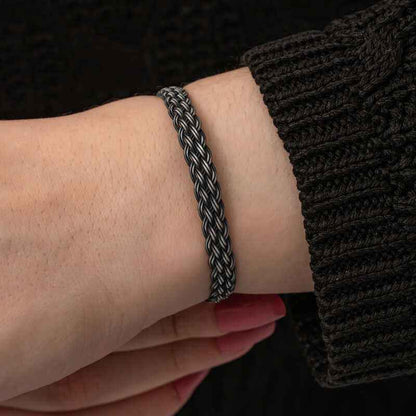 Kazaziye Knit Silver Bracelet