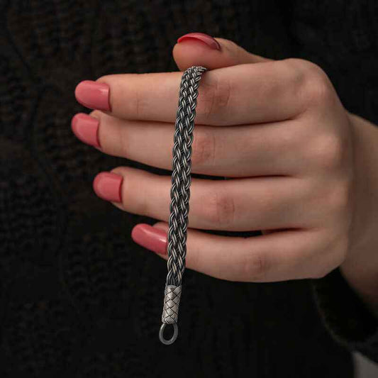 Kazaziye Knit Silver Bracelet