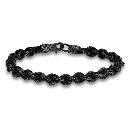Bracelet en argent tricoté Kazaz Wire Art