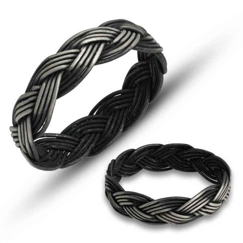 Kazaziye Braided Silver Ring
