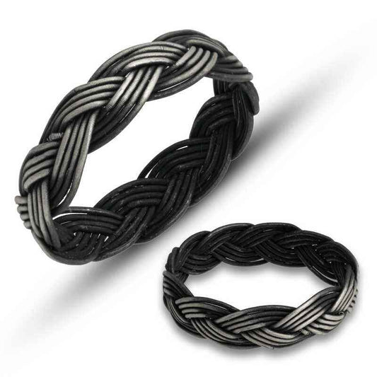Kazaziye Braided Silver Ring