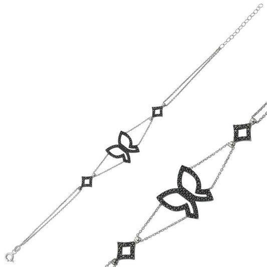 Butterfly Women's Silver Bracelet