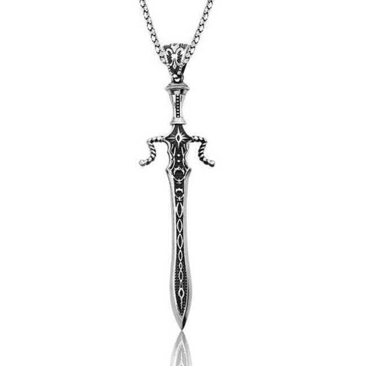 Collier épée en argent